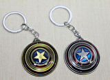 Büro Ev Ofis Hediyesi için Metal Captan Amerika Anahtarlık