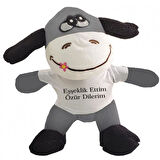 Büro Ev Ofis Hediyesi için Eşeklik Ettim Tişörtlü Peluş Eşek