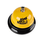 Büro Ev Ofis Hediyesi için Dekoratif Masaüstü Ring For a Smile Bell Boy Çanı