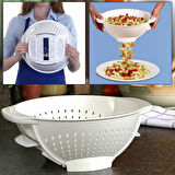 Büro Ev Ofis Mutfağı için Kolay Makarna Süzücü Aparat