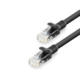 Büro Ev Ofis Network Bağlantısı için 100CM Siyah 1000GB 250MHZ Cat6 Kablo