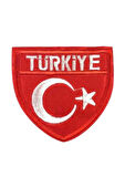 Büro Ev Ofis Hediyesi için 4CM Türkiye Ütü İle Yapışan Aplike Arma