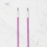 Büro Ev Ofis Hobi Dikiş Atölyesi için 2,5MM Mor Metal Örgü Şişi