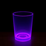 Büro Ev Ofis Etkinik Partisi için 9X10CM Glow Neon Mor Bardak