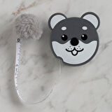 Büro Ev Ofis Hobi Atölyesi için 150CM Koyu Gri Sevimli Stil Çanta Tipi Mezura