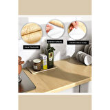 Büro Ev Ofis Mutfağı için 5MT Ahşap Motif Yapışkanlı Kaplama Folyosu