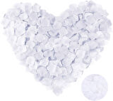 Büro Ev Ofis Etkinik Süsleri için 100ADET Beyaz Gül Yaprağı Paketi