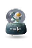 Büro Ev Ofis Hediyesi için Astronot Tasarımlı Kar Küresi