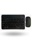 Büro Ev Ofis Bilgisayarı için Kablosuz Siyah Bluetooth Klavye Mouse Seti