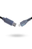 Büro Ev Ofis Cihazları için 1MT UsbC-Usb Micro Çevirici Kablo