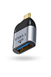 Büro Ev Ofis Cihazları için UsbC-Otg Usb3.1 10GB Çevirici
