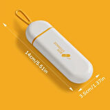 Büro Ev Ofis Kişisel Bakımı için 3HAZNELİ Seyahat Tipi İlaç Saklama Kutusu