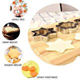 Büro Ev Ofis Mutfağı için 12ADET Paslanmaz Çelik Kurabiye Kalıbı Seti