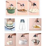 Büro Ev Ofis Mutfağı için 4PARÇA Tencere Tabak Tutucu Fırın Eldiveni Yanmaz Seti