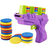 Büro Ev Ofis Çocuk Hediyesi için Disk Atan Stil Oyuncak Tabanca