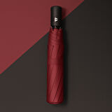 Büro Ev Ofis Hediyesi için Kılıflı Otomatik Kompakt Bordo Şemsiye