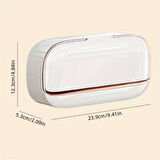 Büro Ev Ofis Düzeni için Duvar Tipi Kapaklı Drenaj Bölmeli Sabunluk