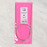 Büro Ev Ofis Hobi Dikiş Atölyesi için 2MMx100CM Çelik Misinalı Şiş