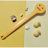 Büro Ev Ofis Duş Keyfi için Ördek Figür Yumuşak Uçlu Vücut Kese Fırçası