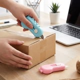 Büro Ev Ofis Hobi Takım Çantası için 2PARÇA Dinozor Tasarımlı Mini Makas Falçata Seti