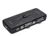 Büro Ev Ofis Cihazları için Vga Usb Kvm Swıtch 4Port Usb Console