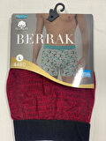 NİVEMESHOME 4480 ERKEK LYCRALI COTTON BOXER KIRMIZI DESENLİ L BERRAK