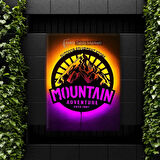 Mountain Adventure Led Işıklı Tablo – Doğanın Enerjisini Evine Getir!