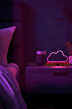 Bulut Figürlü Neon Gece Lambası
