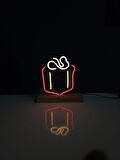 Yılbaşına Özel Noel Hediye Paketi Neon Gece Lambası