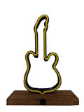 Gitar Figürlü Neon Gece Lambası