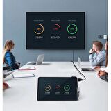 Baseus 6in1 Hub 4K HDMİ USB 3.0 USB 6in1 USB TYPE C Adeptör 3.5MM USB-C SD-TF Kart Usb 3.0 Micro Sd