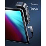 Baseus 6in1 Hub 4K HDMİ USB 3.0 USB 6in1 USB TYPE C Adeptör 3.5MM USB-C SD-TF Kart Usb 3.0 Micro Sd