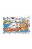 Djeco Taşıtlar 100 Parça Çocuk Puzzle