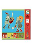 Djeco Resim Boyama Şablonları / Knights