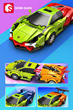 Sembo Block Famous Cars Apollo Evo 289 Parça yapı blokları Lego ile uyumlu (714004)