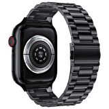 Apple Watch Ultra Seri 49mm Uyumlu Ironweft Döküm Çelik Metal Kordon