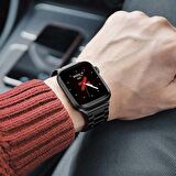 Apple Watch Ultra Seri 49mm Uyumlu Ironweft Döküm Çelik Metal Kordon