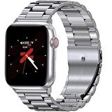 Apple Watch 38mm 40mm 41mm Watch Seri 3 4 5 6 7 Se Uyumlu Ironweft Döküm Çelik Metal Kordon
