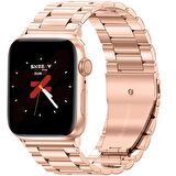 Apple Watch 38mm 40mm 41mm Watch Seri 3 4 5 6 7 Se Uyumlu Ironweft Döküm Çelik Metal Kordon