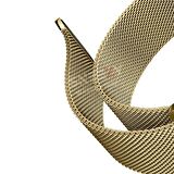 Apple Watch 38mm 40mm 41mm Seri 3 4 5 6 7 8 Se Uyumlu Woven Wire Tasarım Metal Hasır Kordon