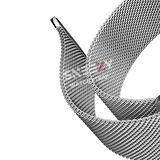 Apple Watch 38mm 40mm 41mm Seri 3 4 5 6 7 8 Se Uyumlu Woven Wire Tasarım Metal Hasır Kordon