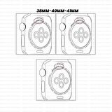 Apple Watch 38mm 40mm 41mm Seri 3 4 5 6 7 8 Se Uyumlu Woven Wire Tasarım Metal Hasır Kordon