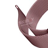 Apple Watch 38mm 40mm 41mm Seri 3 4 5 6 7 8 Se Uyumlu Woven Wire Tasarım Metal Hasır Kordon