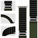 Apple Watch 49mm Ultra Seri Uyumlu Frost Alpine Loop Kordon