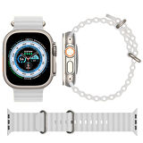 Sneezy Apple Watch 38mm 40mm 41mm Seri 1 2 3 4 5 6 7 8 Se Uyumlu Seaflex Ocean Silikon Kordon