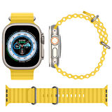 Apple Watch 38mm 40mm 41mm Seri 1 2 3 4 5 6 7 8 Se Uyumlu Seaflex Ocean Silikon Kordon