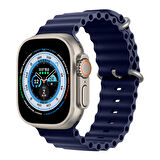 Apple Watch 49mm Ultra Seri Uyumlu Seaflex Ocean Silikon Kordon