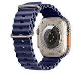 Apple Watch 49mm Ultra Seri Uyumlu Seaflex Ocean Silikon Kordon
