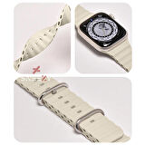 Apple Watch 49mm Ultra Seri Uyumlu Seaflex Ocean Silikon Kordon