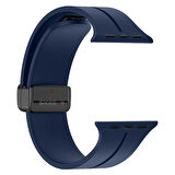 Apple Watch 49mm Ultra Seri Uyumlu Coastal Manyetik Tokalı Silikon Kordon